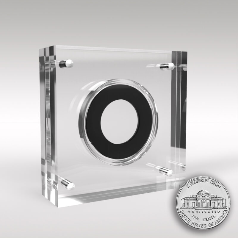 US Nickel Acrylic Coin Display Case Holder