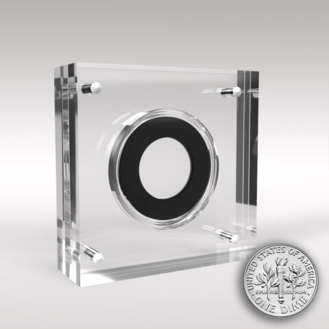 US Dime Acrylic Coin Display Case Holder