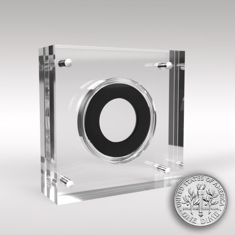 US Dime Acrylic Coin Display Case Holder