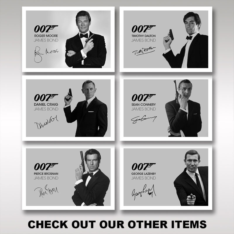 Daniel Craig James Bond Wall Art Print Poster Unframed - Image 2