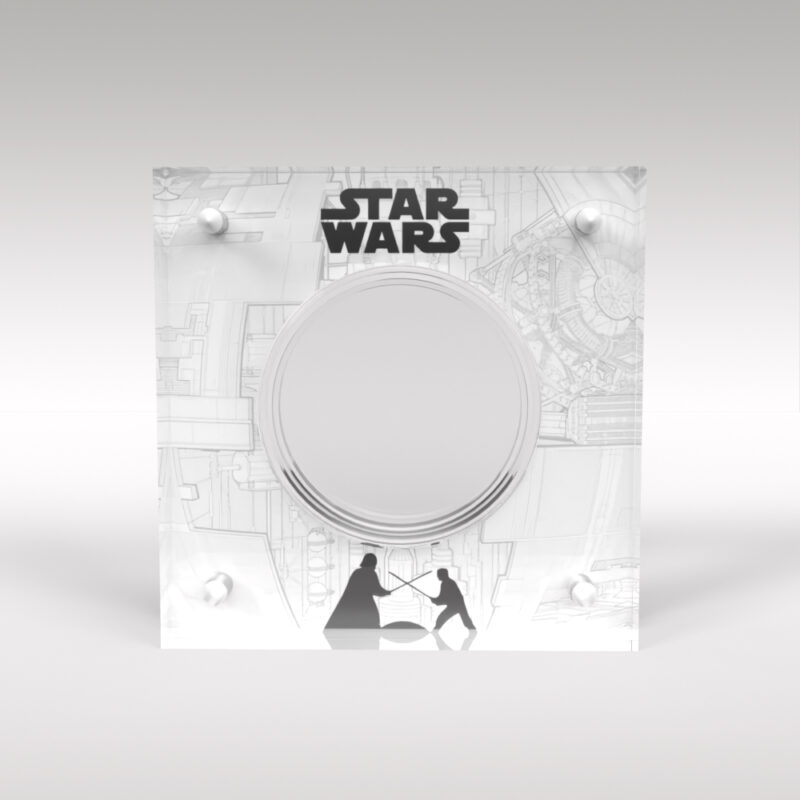 Star Wars Darth Vader and Storm Troopers 2023 £5 BU Coin Perspex Display Case Holder - Image 4