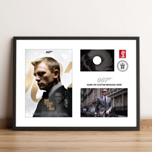 Daniel Craig No Time To Die James Bond Wall Art Print Poster A4