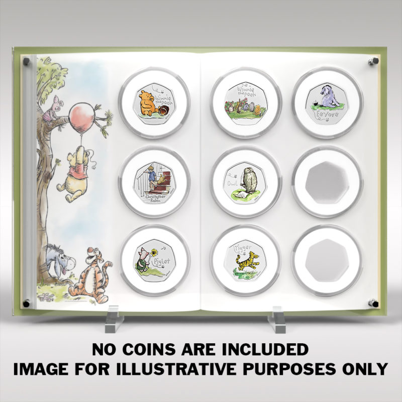 Winnie the Pooh 50p Coin Collection Acrylic Display - Image 3