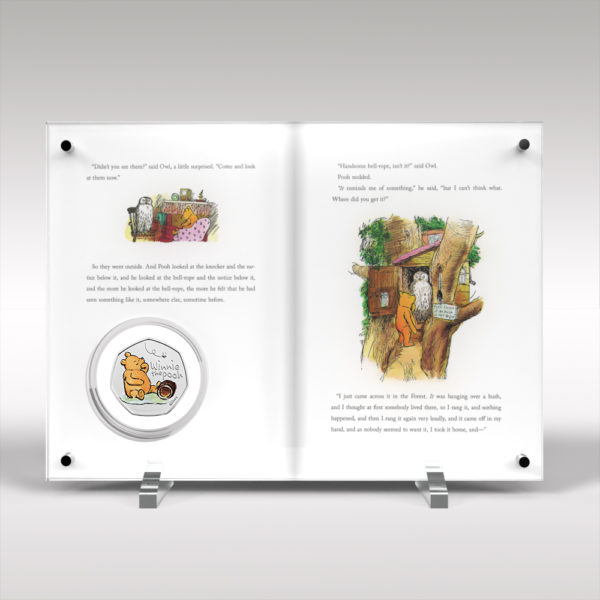 Winnie the Pooh 2020 50p Coin and CoinArt Display