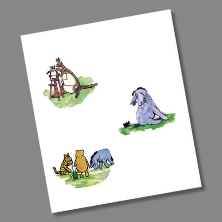 Winnie the Pooh 2022 Collection 50p Coin Decal Stickers