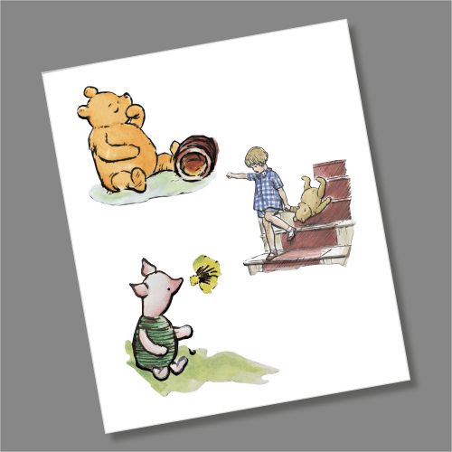 Winnie the Pooh 2020 Collection 50p Coin Decal Stickers