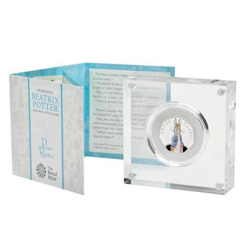 Peter Rabbit 2019 UK 50p Silver Proof Coin