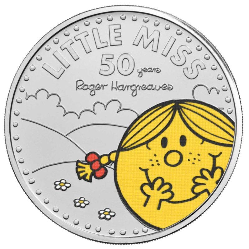 Mr Men Little Miss Five Pound Collection 3 Coin Display and Coins - Image 3