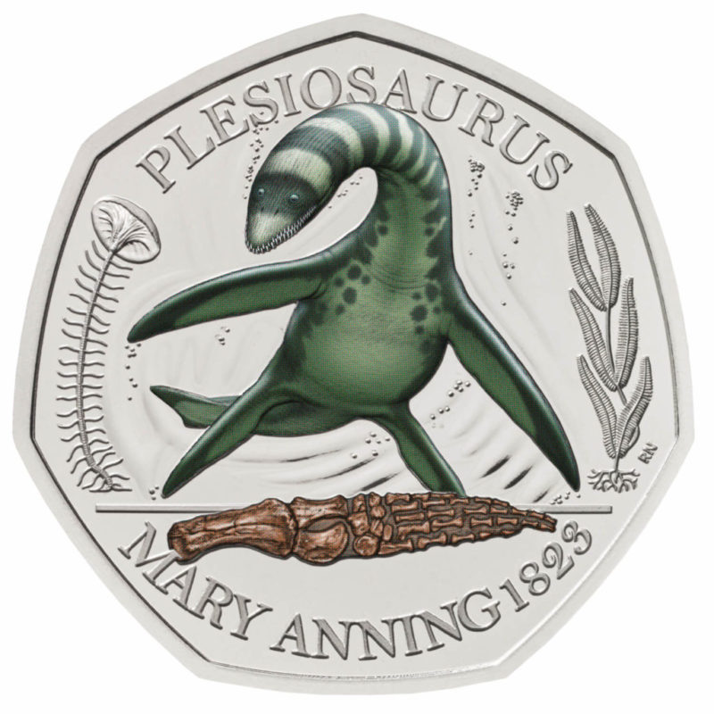 Tales of the Earth Mary Anning Collection 50p 3 Coin Collection Display - Image 5
